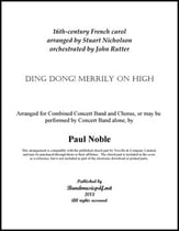 Ding Dong Merrily on High Concert Band sheet music cover